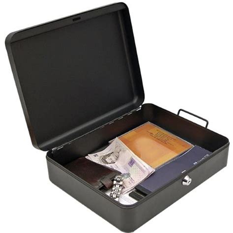 safe metal box|secure storage box metal.